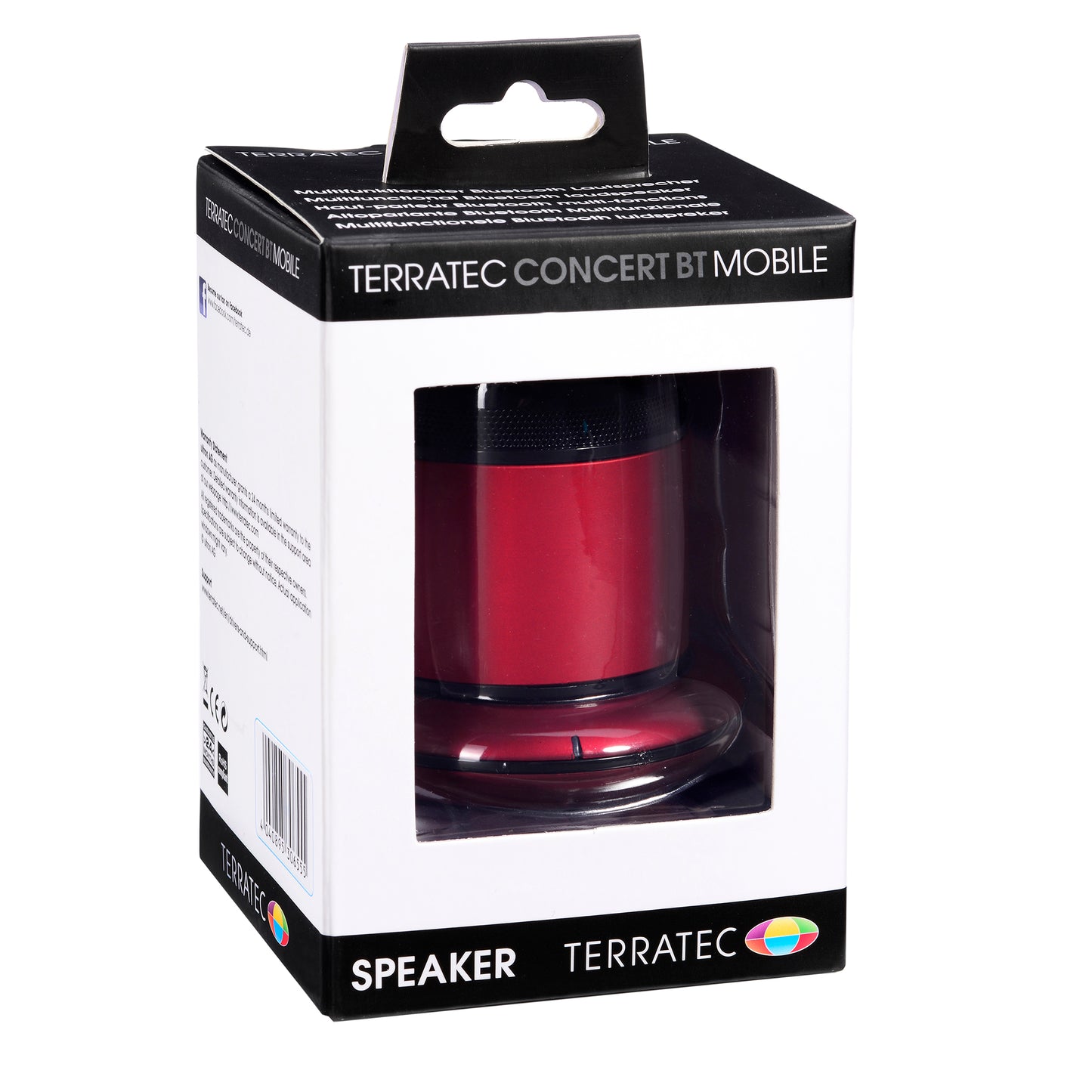 TERRATEC CONCERT BT MOBILE  Bluetooth Lautsprecher Rot