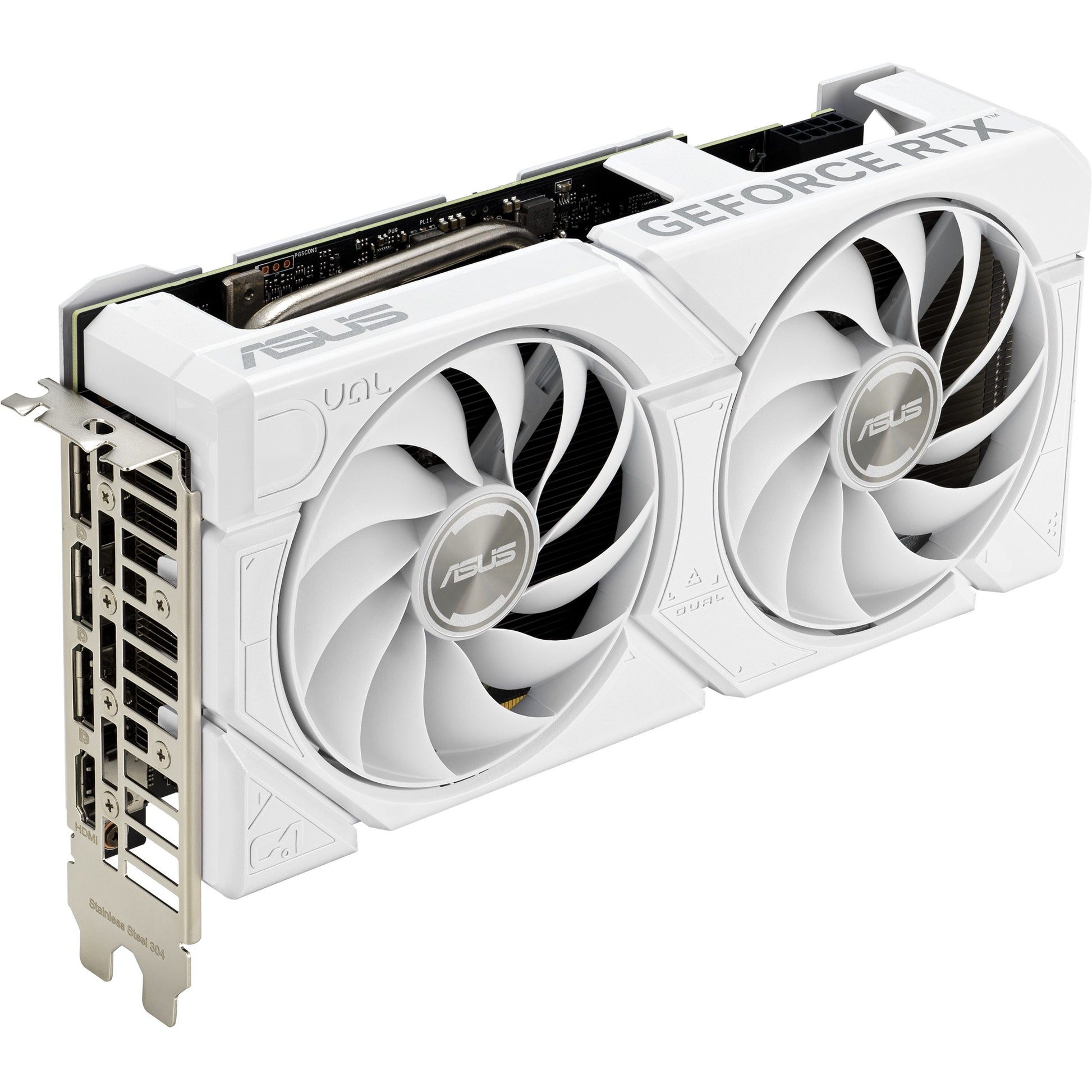ASUS DUAL RTX 4060 O8G EVO White – Stylische Gaming-Power in Weiß - Sanden-Store