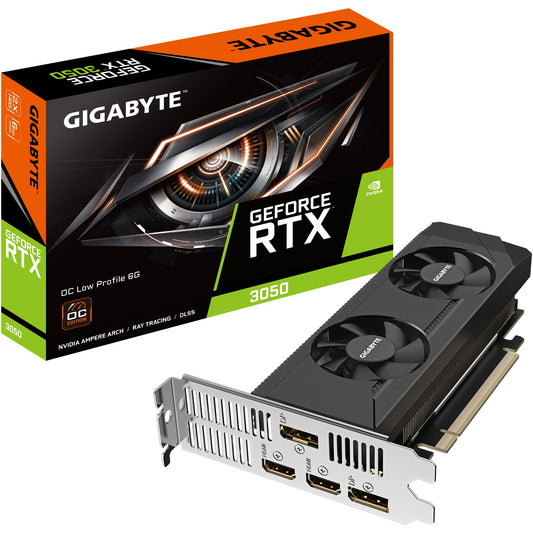 Gigabyte GeForce RTX 3050 6GB OC Low Profile – Kompakte Gaming-Power - Sanden-Store
