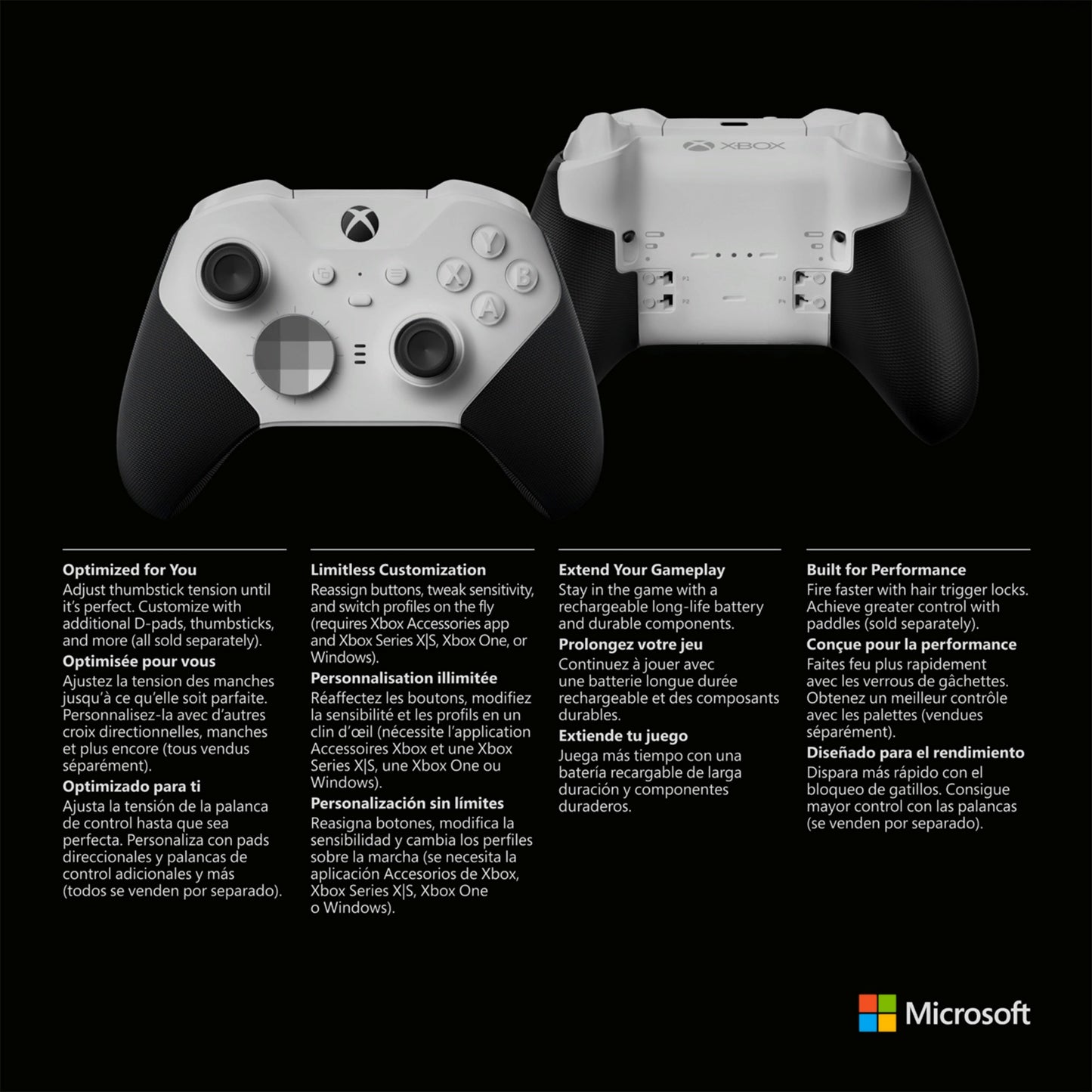 Xbox Elite Series 2 Core Controller Weiß 🎮 – Präzision & Power für Xbox & PC