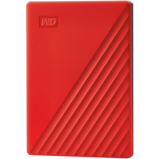 WD My Passport 4 TB – Externe 2,5" Festplatte USB 3.0/2.0 (Rot) - Sanden-Store