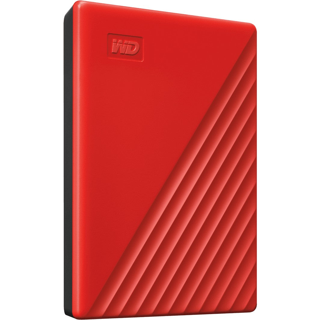 WD My Passport 4 TB – Externe 2,5" Festplatte USB 3.0/2.0 (Rot) - Sanden-Store