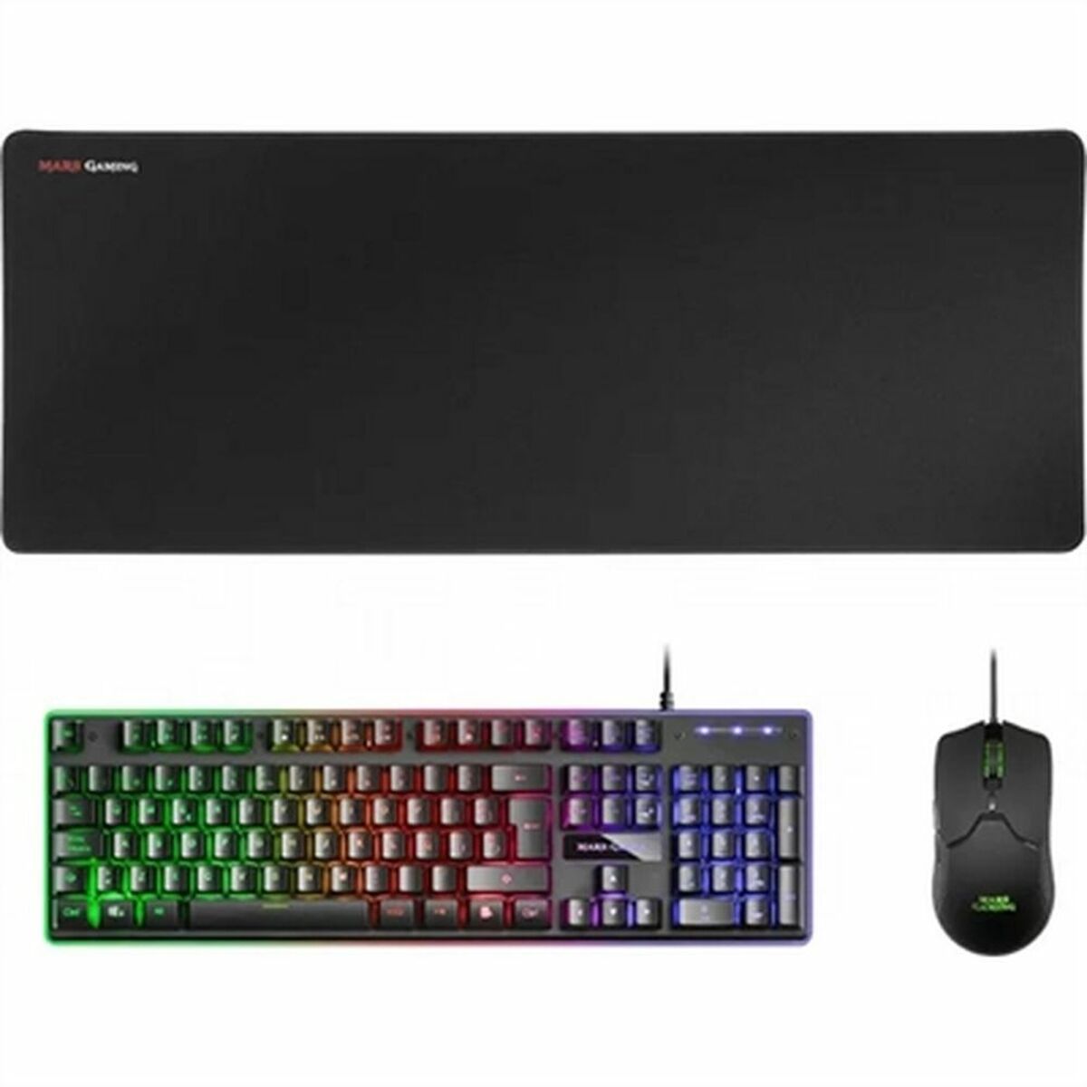 Mars Gaming MCPX Gaming-Set Tastatur + Maus USB RGB - Sanden-Store