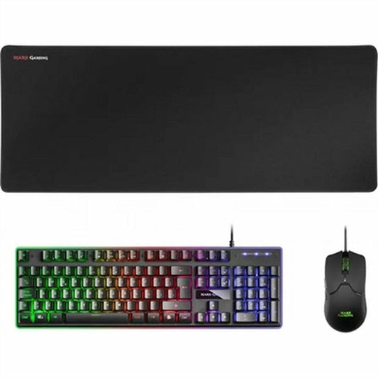 Mars Gaming MCPX Gaming-Set Tastatur + Maus USB RGB - Sanden-Store