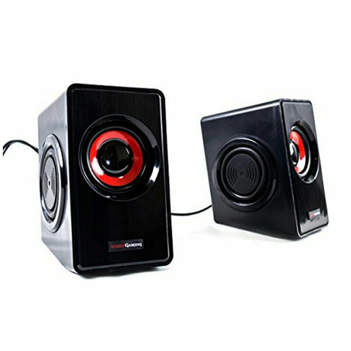 Mars Gaming MS1 Gaming-Lautsprecher 10 W USB Schwarz/Rot - Sanden-Store