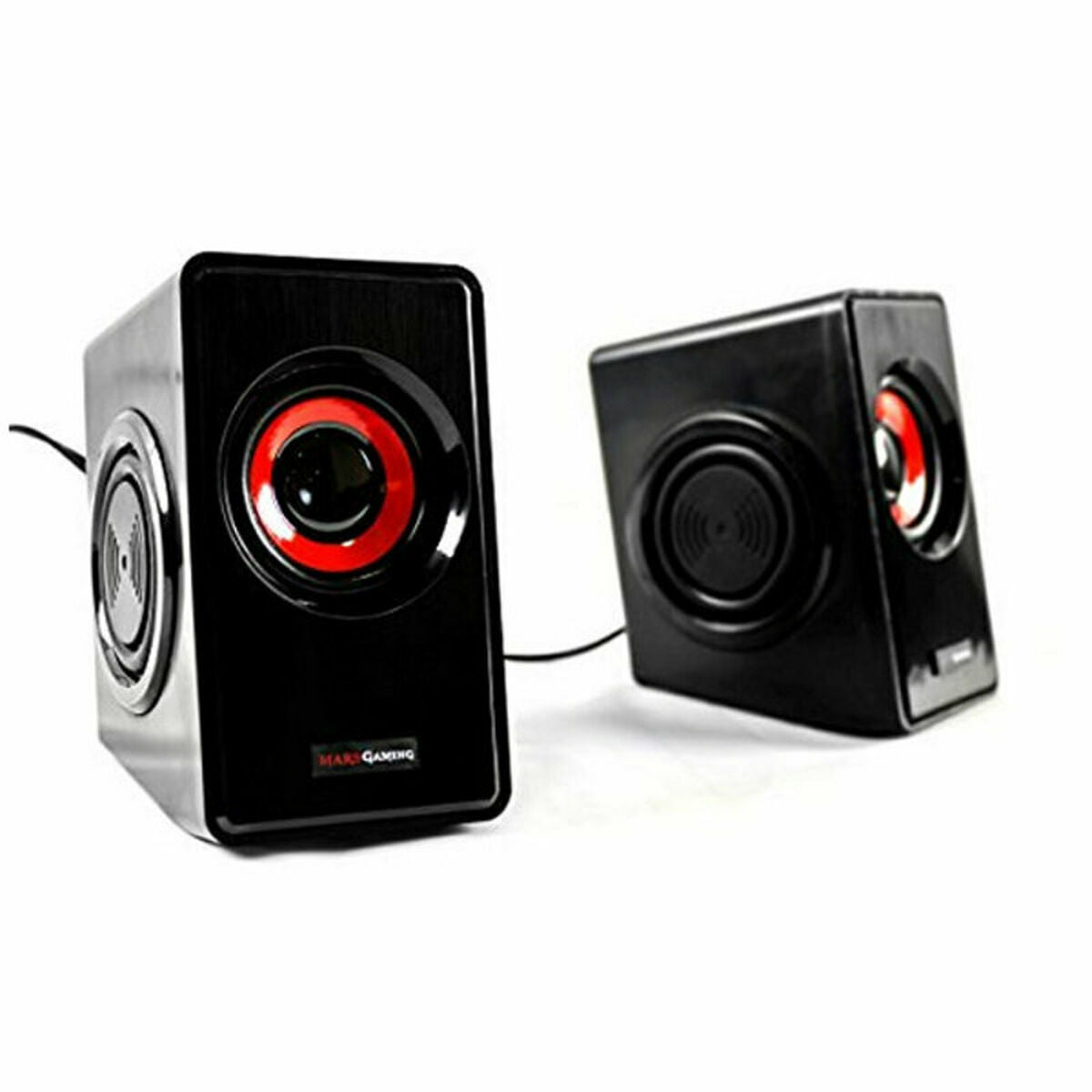 Mars Gaming MS1 Gaming-Lautsprecher 10 W USB Schwarz/Rot - Sanden-Store