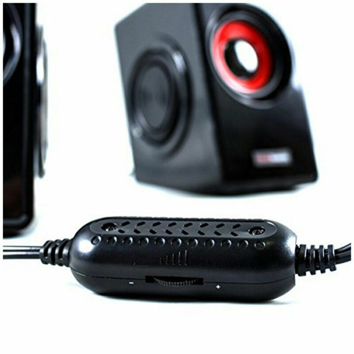 Mars Gaming MS1 Gaming-Lautsprecher 10 W USB Schwarz/Rot - Sanden-Store