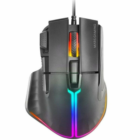 Mars Gaming MMXT RGB Gaming-Maus 12800 DPI USB Schwarz - Sanden-Store
